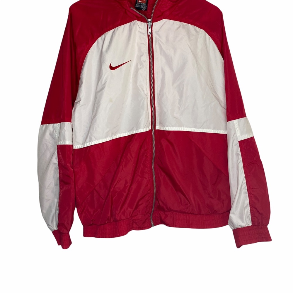 90’s VTG Red & White Nike Team Windbreaker